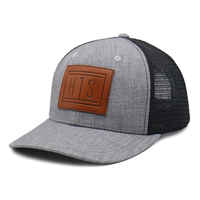 Leather Patch Trucker Hat
