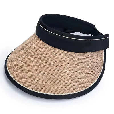 Straw Sun Visor Hat