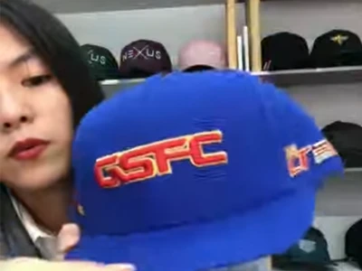 Blue Custom Snapback Hat