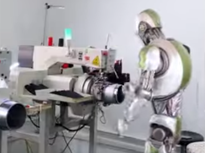 Hat Factory Robots Work