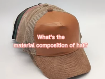 Leather Corduroy Trucker Hats
