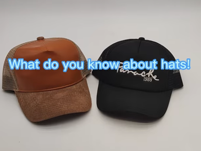 The Difference Between Leather And Foam Hat Fabrics