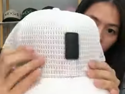 White Baseball Mesh Trucker Hat