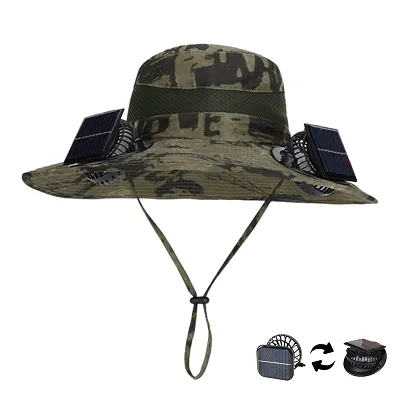 Solar Fan Visor Cap