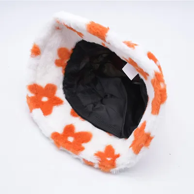 faux fur bucket hat