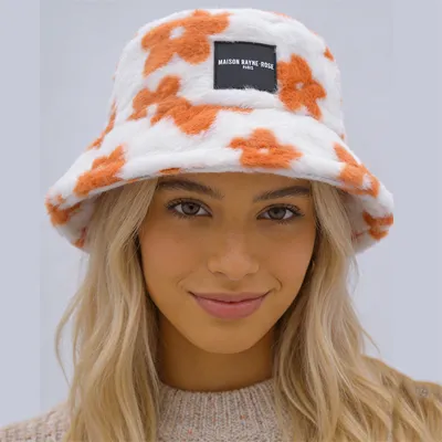 faux fur bucket hat