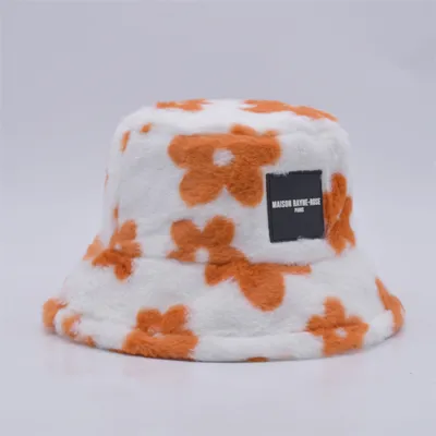 faux fur bucket hat