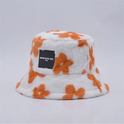 faux fur bucket hat