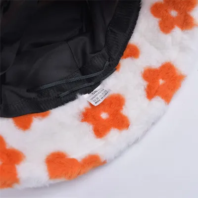 faux fur bucket hat