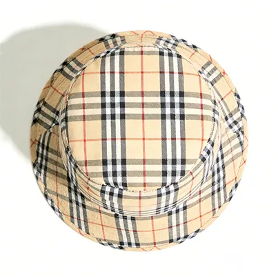 plaid bucket hat