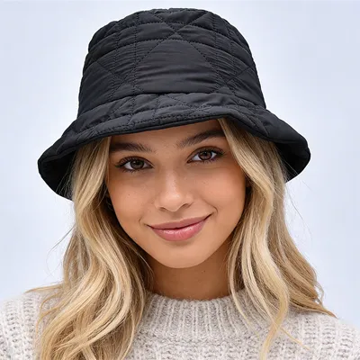 quilted bucket hat
