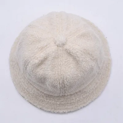 teddy fleece bucket hat