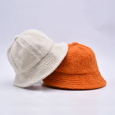 teddy fleece bucket hat