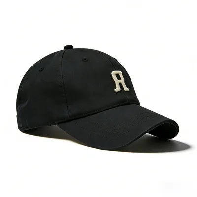 black baseball cap