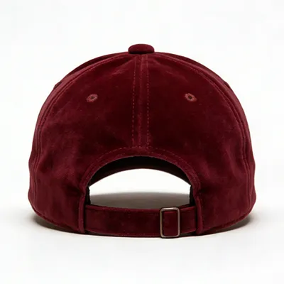 suede baseball cap