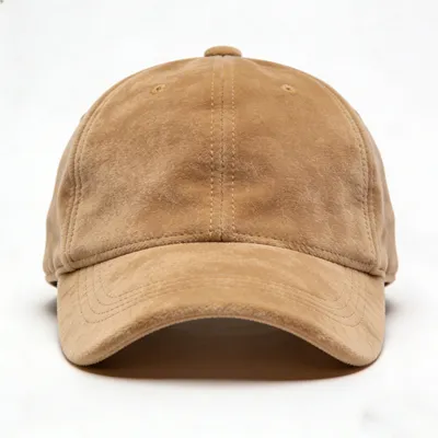 suede baseball cap