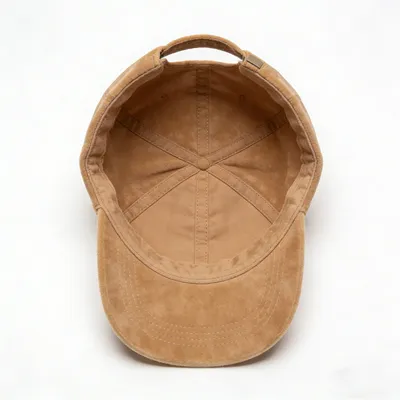 suede baseball cap