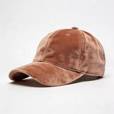 suede baseball cap