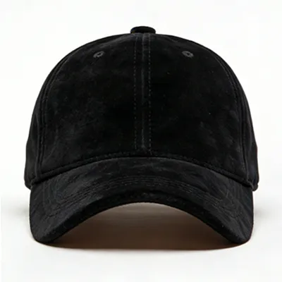 suede baseball cap