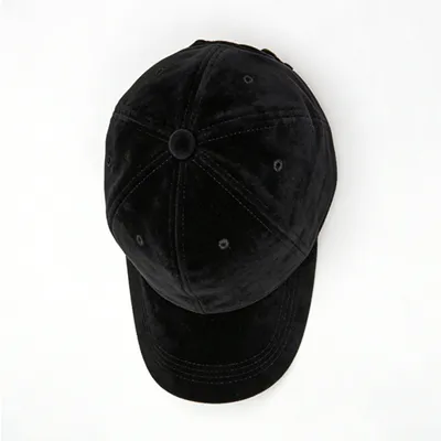 suede baseball cap