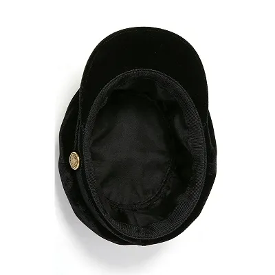 Velvet Newsboy Cap