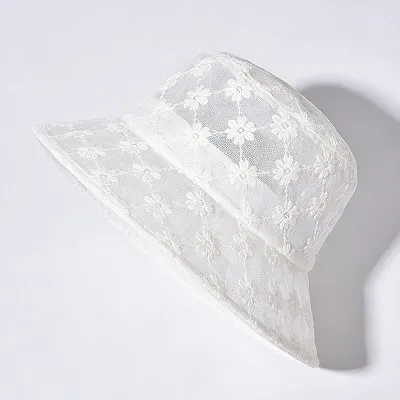 Lace Embroidery Bucket Hat