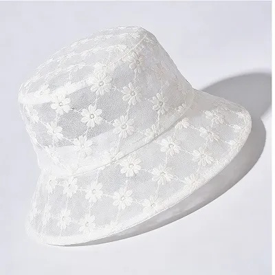 Lace Embroidery Bucket Hat