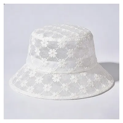 Lace Embroidery Bucket Hat