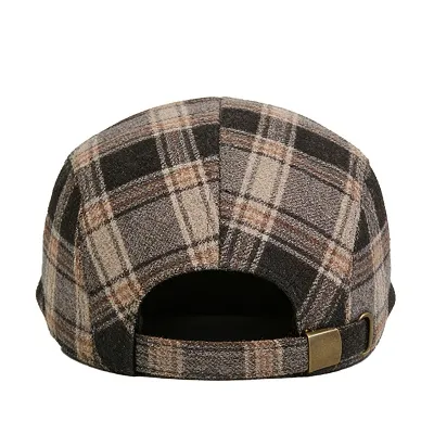 Plaid Newsboy Cap