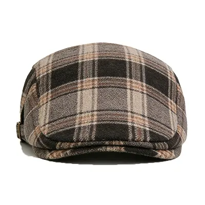 Plaid Newsboy Cap