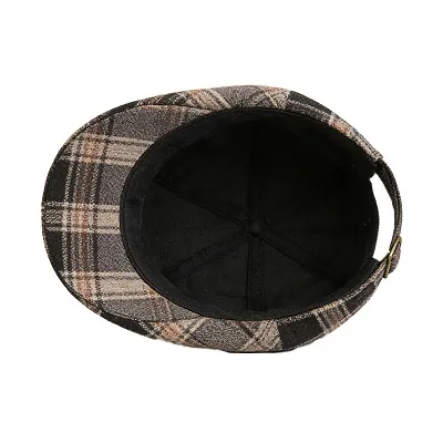 Plaid Newsboy Cap