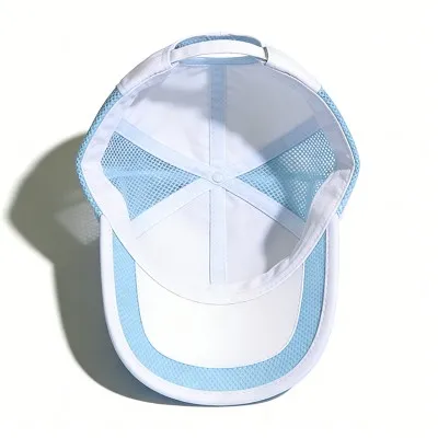 Blue Mesh Camp Cap