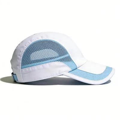 Blue Mesh Camp Cap