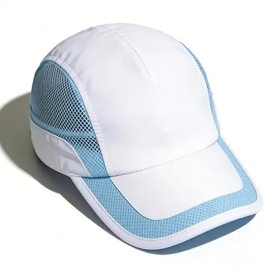 Blue Mesh Camp Cap
