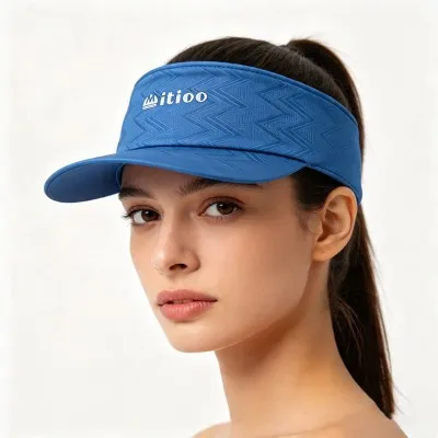 Blue Visor Hat