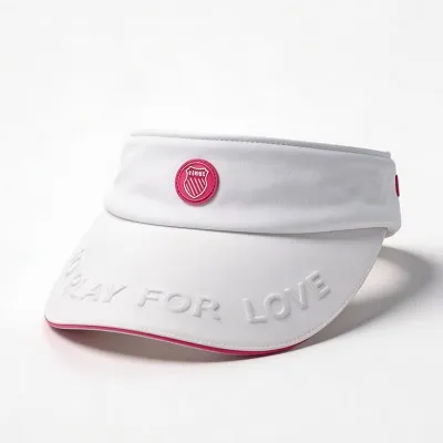 White Visor Hat