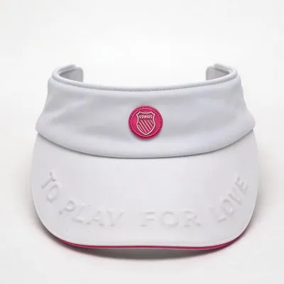 White Visor Hat