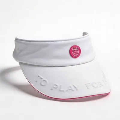 White Visor Hat
