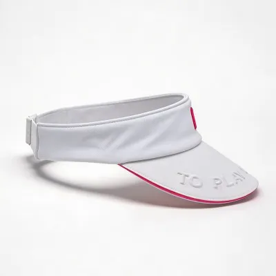 White Visor Hat