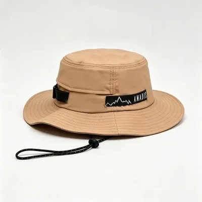 khaki sun bucket hat 2
