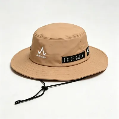 khaki sun bucket hat 3