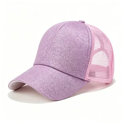 Pink Glitter Trucker Hat