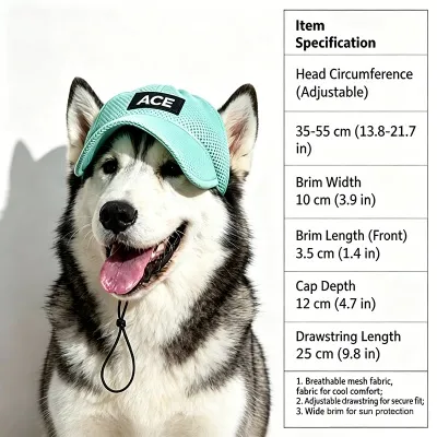 uv protection dog hat 7