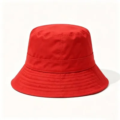 Red Bucket Hat